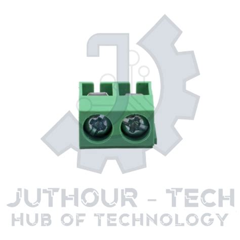 Juthour Tech 2 Pin Pcb Mount Screw Terminals Block Pitch 5mm R3