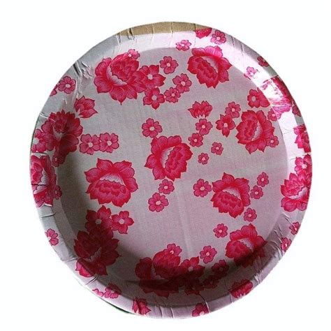 Inch Printed Disposable Paper Plate At Rs Piece Printed Paper