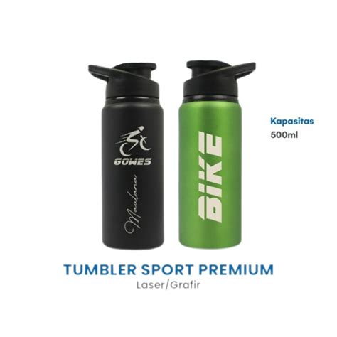 Jual Botol Sepeda Lari Custom Tumbler Ace Sport Event Promosi Laser