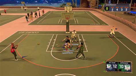 Nba 2k17 Mypark Running With Randoms Streaking YouTube