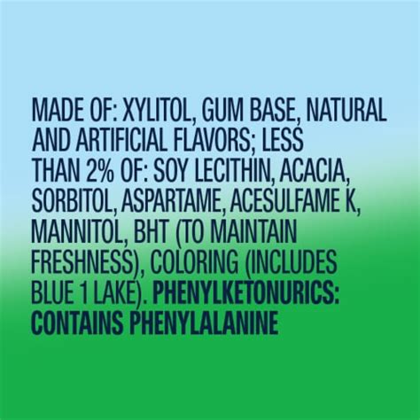 Extra Gum Refreshers Spearmint Sugar Free Chewing Gum Bottle 40 Ct