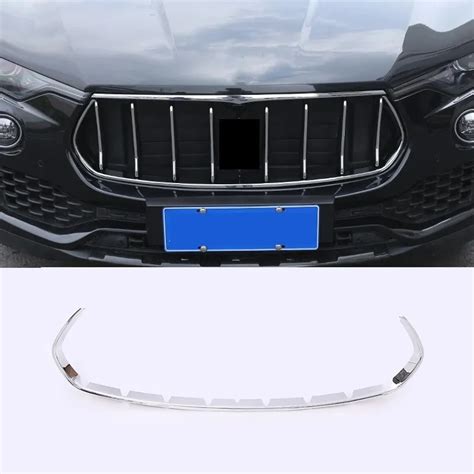 For Maserati Levante Abs Chrome Car Front Grille Trim