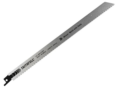 S1120HF Bi Metal Sabre Saw Blade Demolition 300mm 10 TPI Pack 5