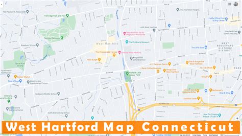 West Hartford Connecticut Map - United States