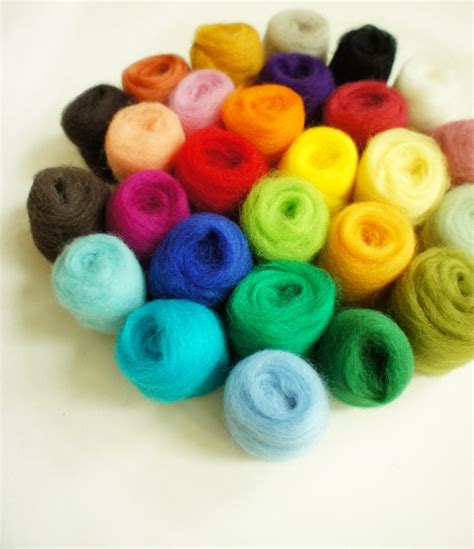 Sale 24 Needle Felting Wool Needle Felting Wool Platter