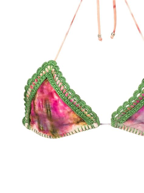 Amir Slama Bikini Con Fantasia Tie Dye Farfetch