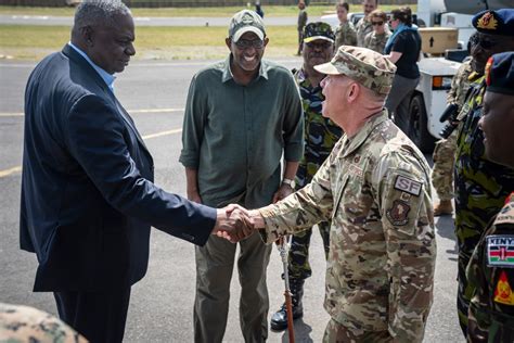 Dvids Images Csl Manda Bay Welcomes Secdef Kenya Defence Force