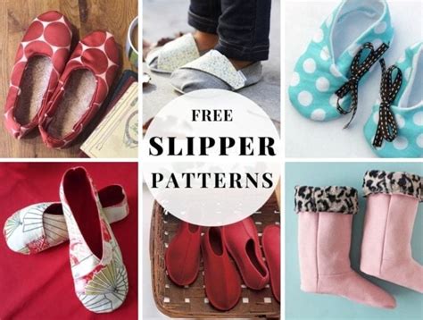 12 Cozy Slipper Sewing Patterns To Keep Your Feet Warm And Comfy ⋆