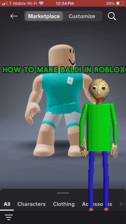 How To Make Baldi In Roblox Youtube