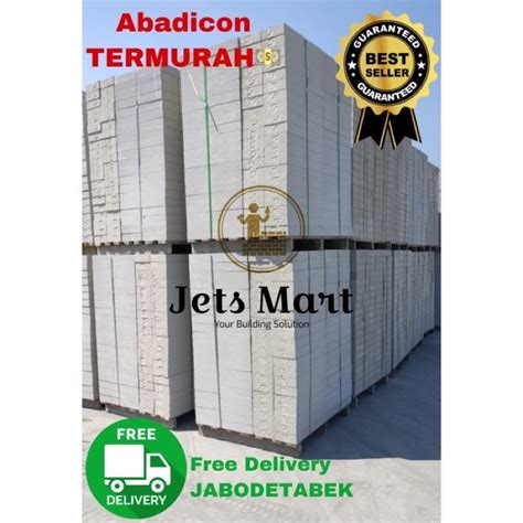 Jual Hebel Bata Ringan SNI Abadicon 7 5 Cm 10 Cm Termurah Shopee