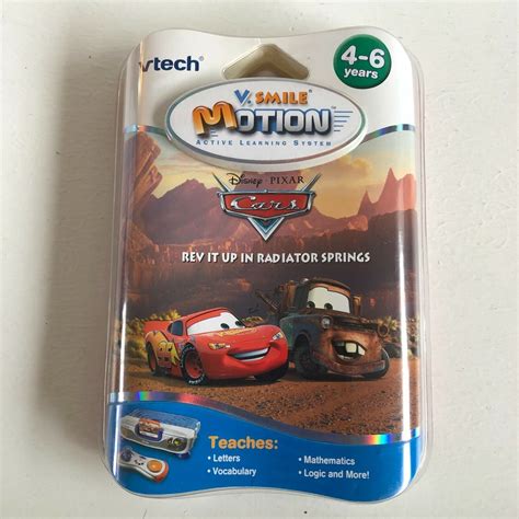 Vtech V Smile Motion Disney Pixar Cars Rev It Up In Radiator Springs