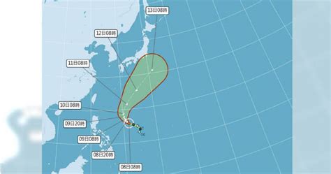 谷超今轉中颱！鋒面＋西南風接近 全台最新降雨時間點曝