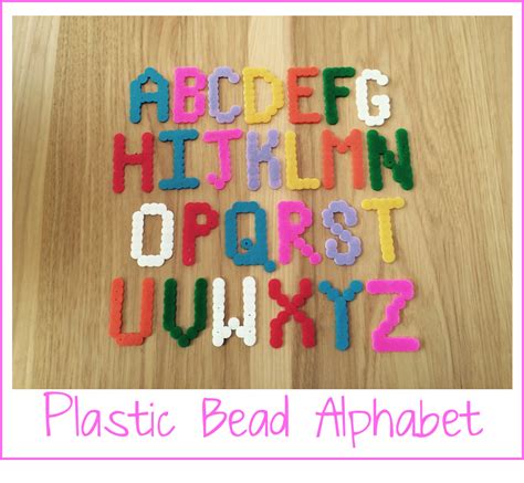 Perler Bead Alphabet Letters