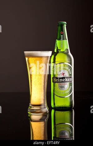 Glass Bottle Heineken Pilsener Beer Green Bottle Pollution And