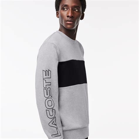 Buy Classic Fit 3d Print Colourblock Jogger Sweatshirt Lacoste Uae