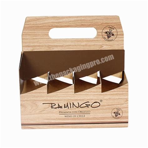 Custom Kraft Pack Beer Carriers Packaging Manufacture Carton Box