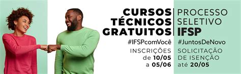 Ifsp Campinas Processo Seletivo 20222 Cursos Técnicos Concomitantes