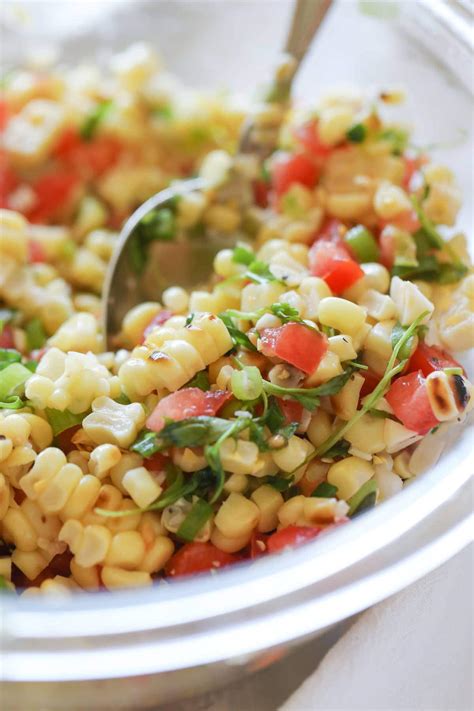 Grilled Corn Salsa Recipe Super Easy Lauren S Latest