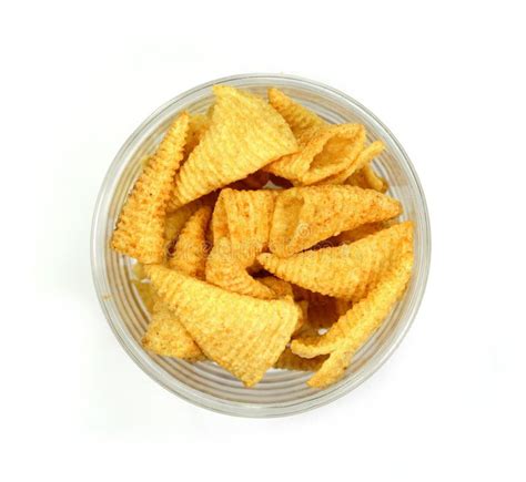 Cone Corn Chips Isolated Stock Photo Image Of Pile 241841584