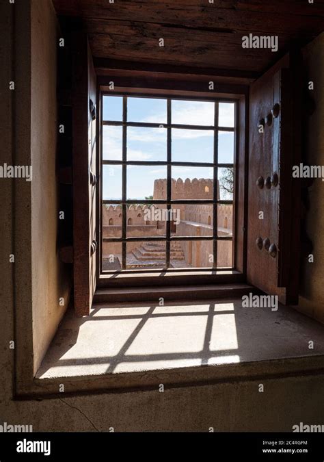 Exterior View Of The Castle Of Jabreen A 17th Century Fortress Near