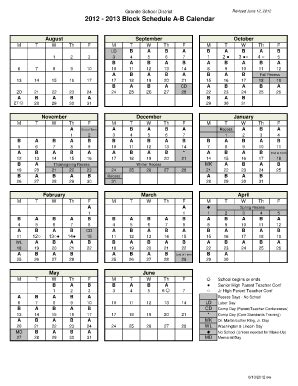 Granite School District Calendar - Fill Online, Printable, Fillable ...