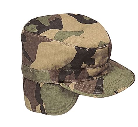 Military Ear Flap Combat Hats Army Style Winter Fatigue Caps W Earfla