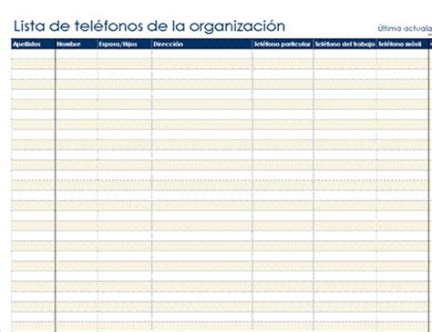 Agenda Telefonica Para Imprimir Word Calendario Jul 2021