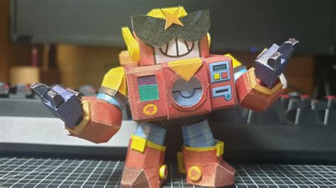 서지 만들기 Brawl Stars SURGE Papercraft ART Chromatic Bralwer SURGE