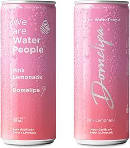 Water People Sparkling Water Agua Mineral Saborizada A Pink Lemonade