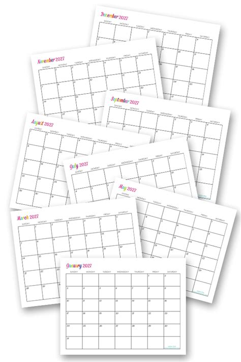 Customized Editable Free Printable Calendars Welcome Hot