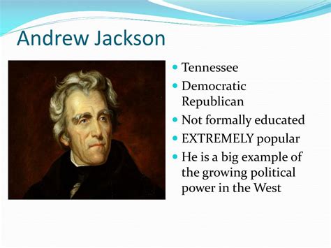 Ppt Early Andrew Jackson And The Election Of 1828 Powerpoint