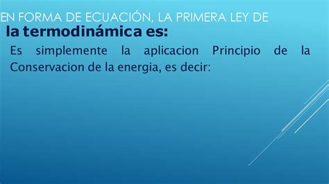 Leyes De La Termodinamica Ppt Descargar