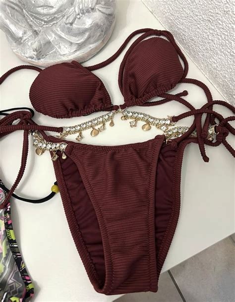 Bikini Yemocean Bikini Gr Xs Mit Strass Sommer Hit Kaufen Auf Ricardo