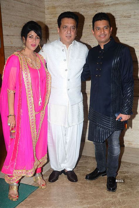 Krishan Kumar And Tanya Singh Pose For The Photogs During Their Diwali