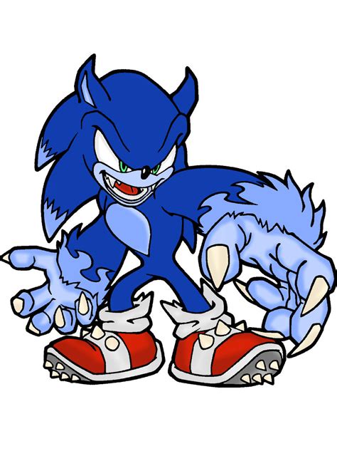 Sonic Werewolf2 By Arthurdp1 On Deviantart