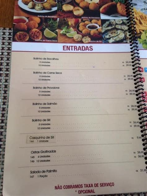 Menu Em Boka S Lagoa Restaurante Florian Polis Av Das Rendeiras