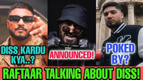 Raftaar Talking About Diss Diss Kardu Emiway Announced His First Hellac