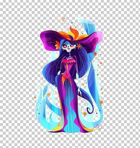 La Calavera Catrina Graphic Design Drawing Art Illustration PNG ...