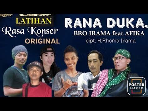 Rana Duka Cover Cipt H Rhoma Irama Bro Irama Feat Afika Latihan