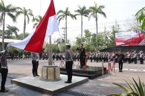 Polres Nganjuk Gelar Upacara Hari Pahlawan 10 November 2023