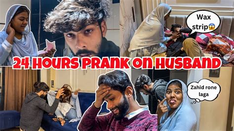 Hours Prank On Husband Wax Strips Se Beard Ghost Prank On