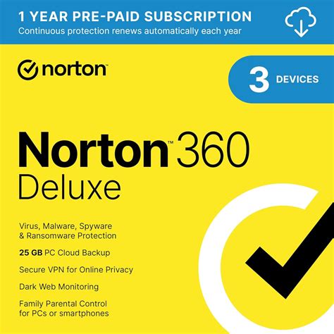 Amazon Norton 360 Deluxe 2024 Antivirus Software For 3 Devices