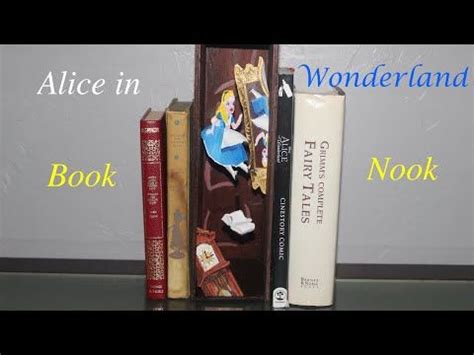 Alice in Wonderland Book Nook - YouTube | Book nooks, Alice in ...