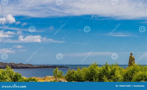 The North Sea Coastline in Norway Stock Photo - Image of rocks, blue: 140041080