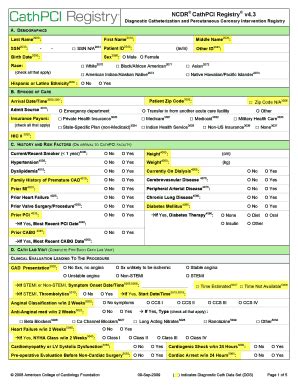 Fillable Online Mhcc Dhmh Maryland Ncdr Cathpci V Data Collection Form