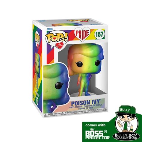 Pop Pride 2022 Dc Comics Poison Ivy 157 With Boss Protector Sold By Bully Boy Collectibles