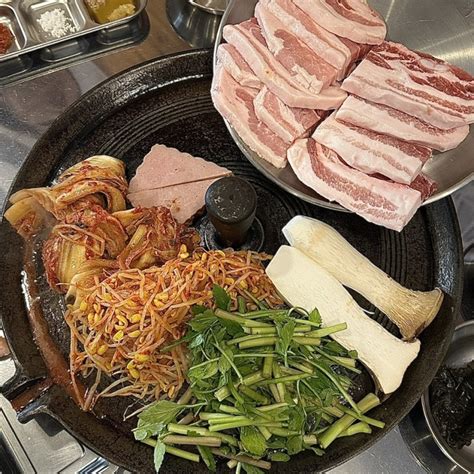 진주 하대동맛집 왕솥뚜까리삼겹살 네이버 블로그