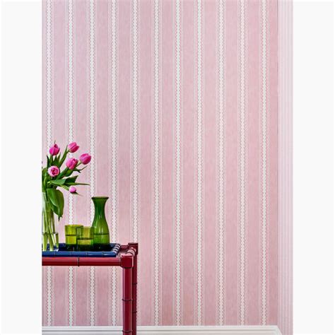 Zig Zag Stripe Rose Wallpaper