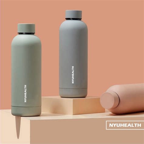 Jual Nyuhealth Vacuum Insulated Water Bottle Warna Ash Grey Kapasitas