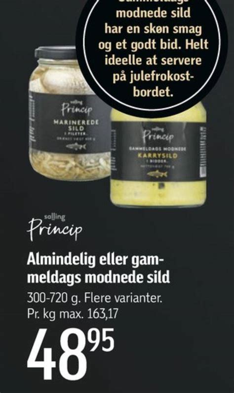 Salling princip sild tilbud hos Føtex